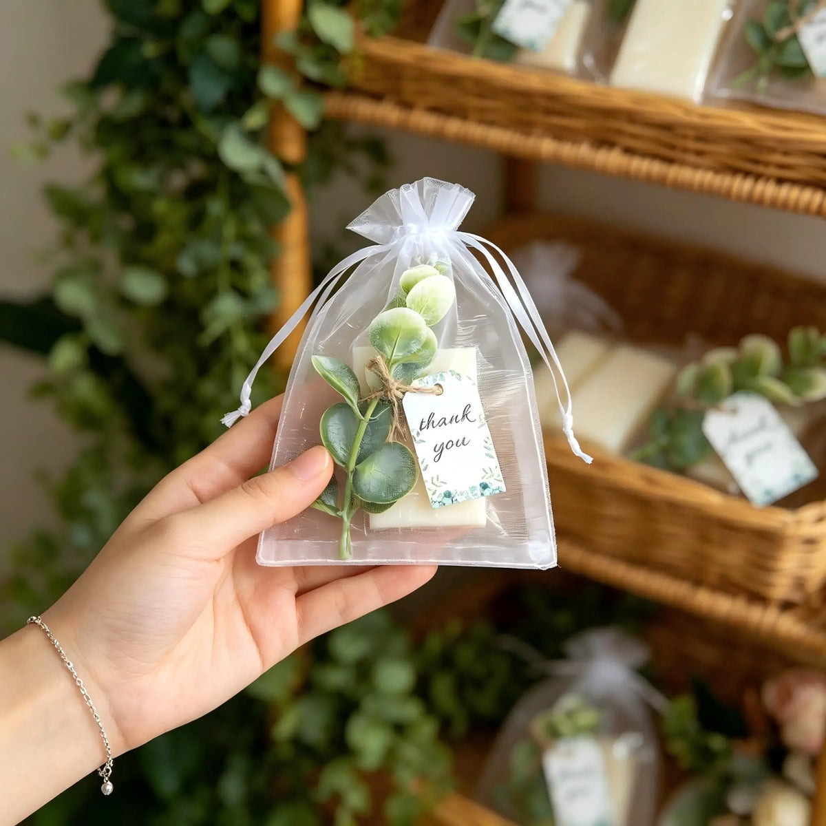 Mini Savons Blancs Invités Mariage