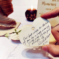 Livre d'Or Mariage Original 72 Cœurs en Bois — vue 4