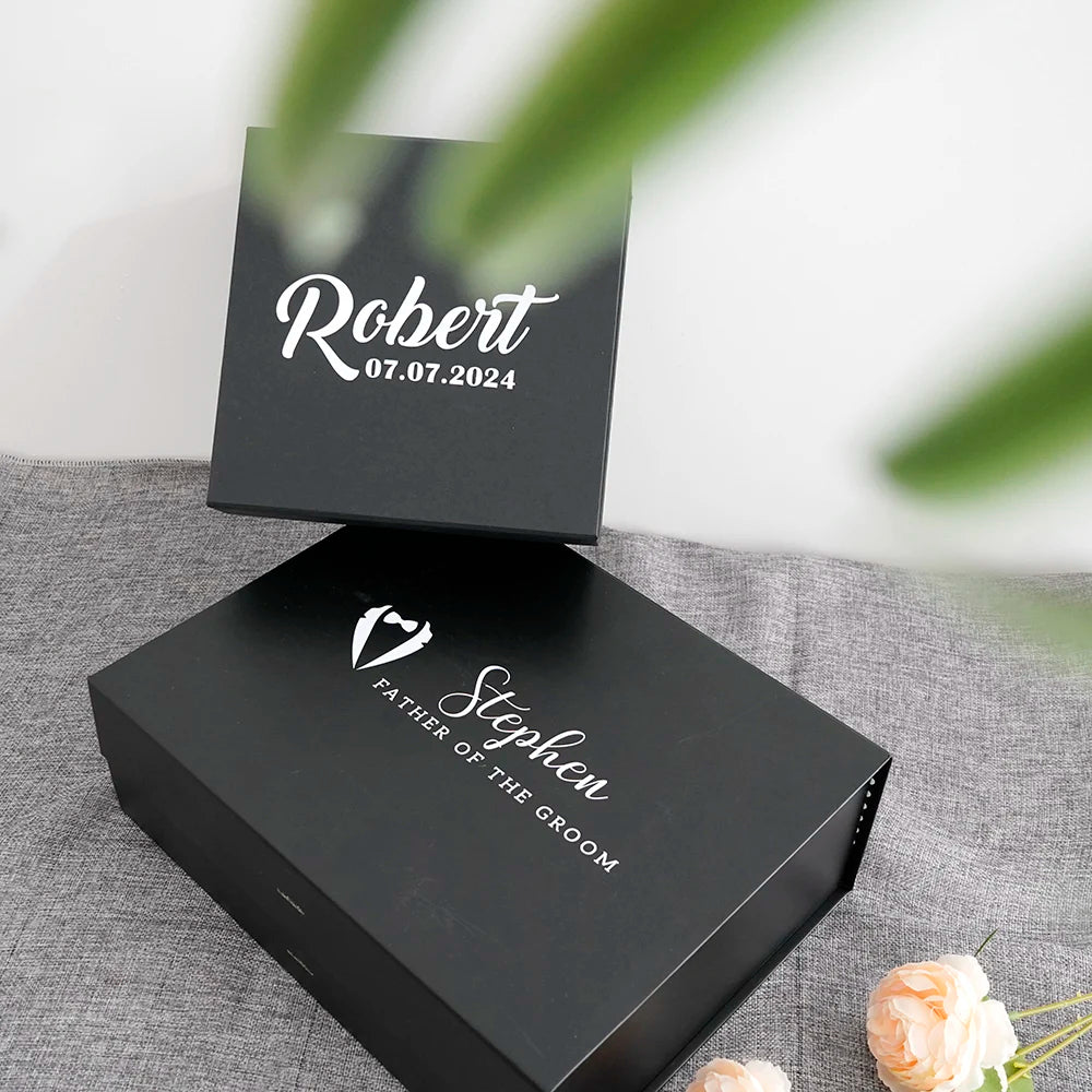 Boîte Noire Témoin Homme Personnalisée — vue 2