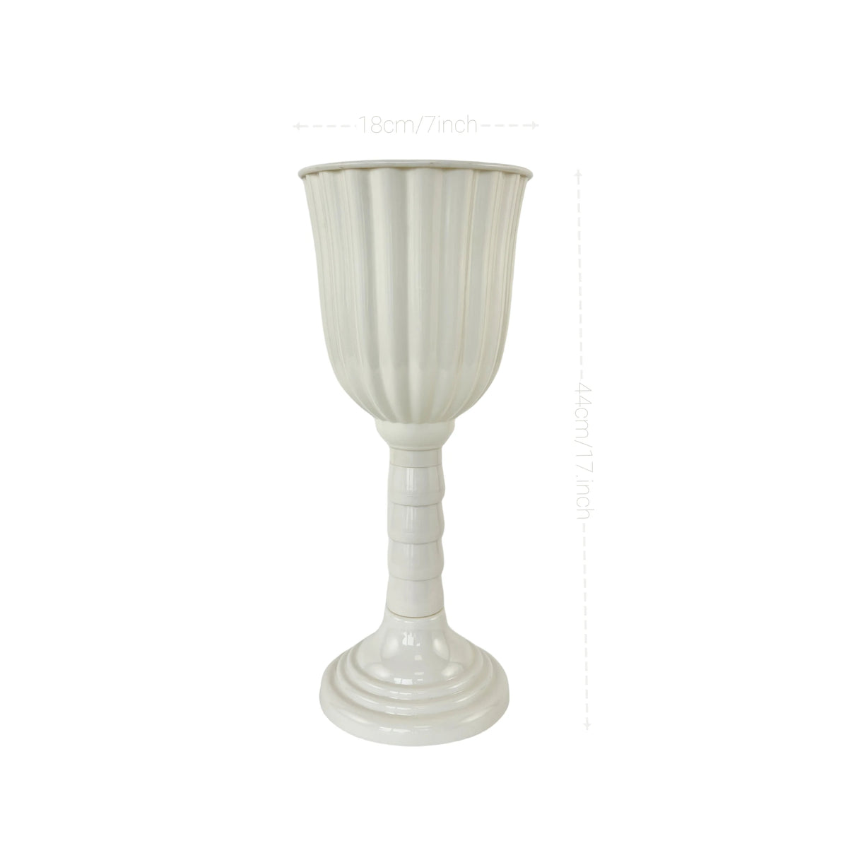 Vase cylindrique haut centre de table — vue 9
