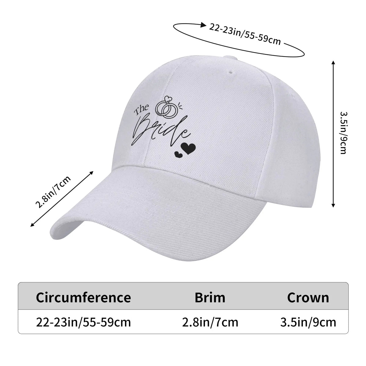 Casquette EVJF The Bride