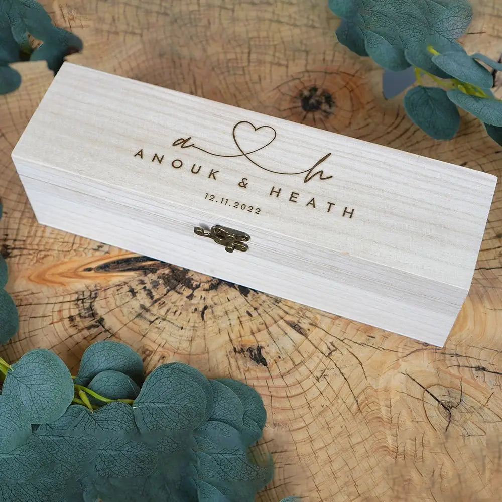 Boîte à vin mariage personnalisée — vue 4