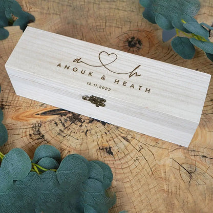 Boîte à vin mariage personnalisée — vue 4