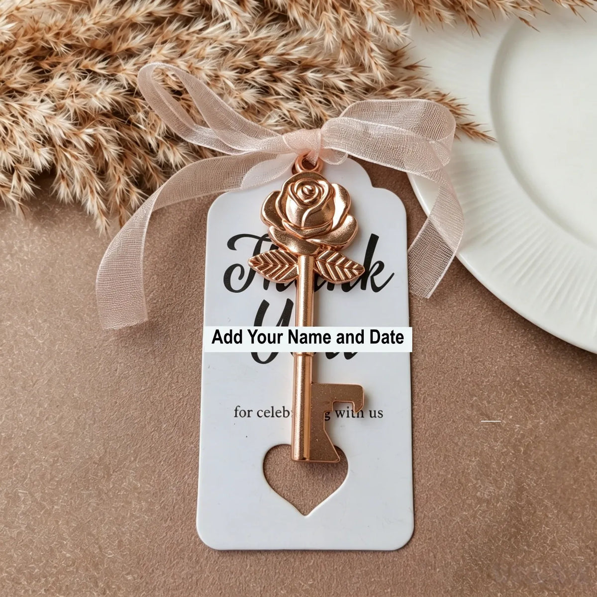 Cadeau invité mariage clé décapsuleur — vue 13