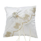 Coussin alliance perles et ruban