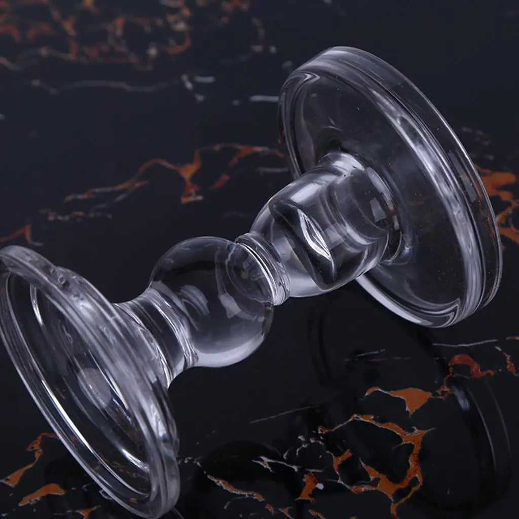 Bougeoir Mariage Verre Rétro Transparent — vue 8