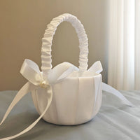 Coussin alliance satin et panier fleurs — vue 6