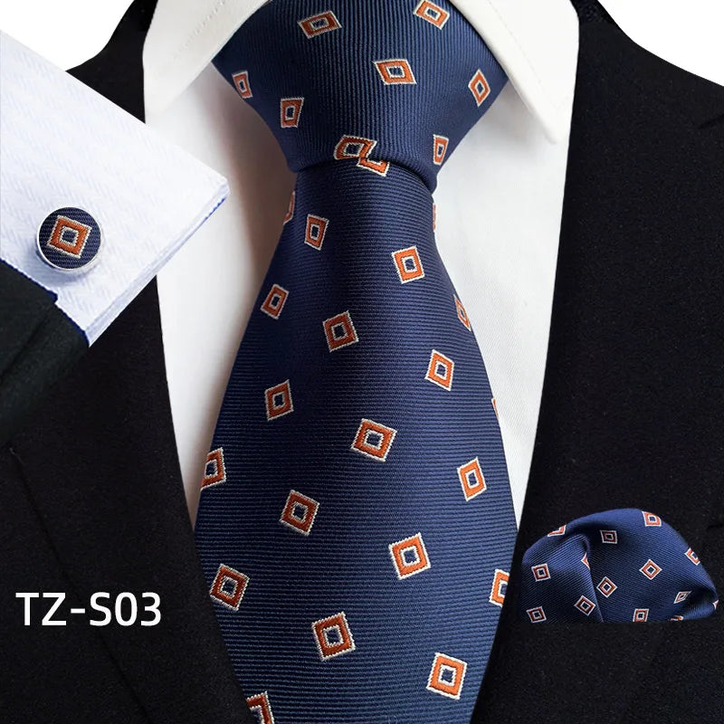 Cravate Mariage Homme et Pochette Assortie
