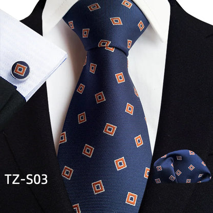 Cravate Mariage Homme et Pochette Assortie