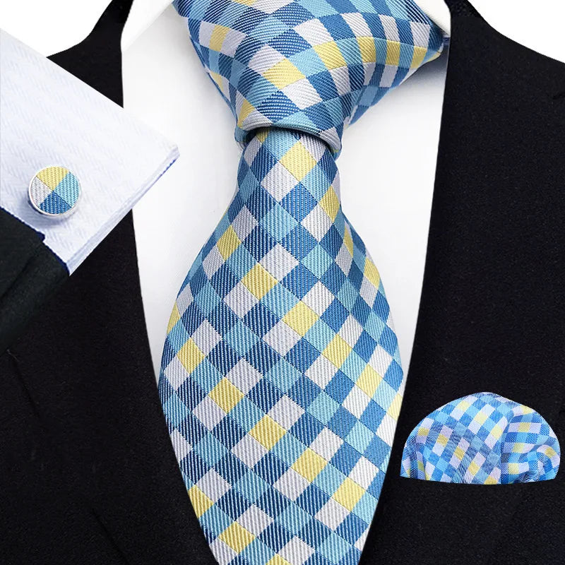 Cravate Mariage Jacquard Trois Pièces — vue 12