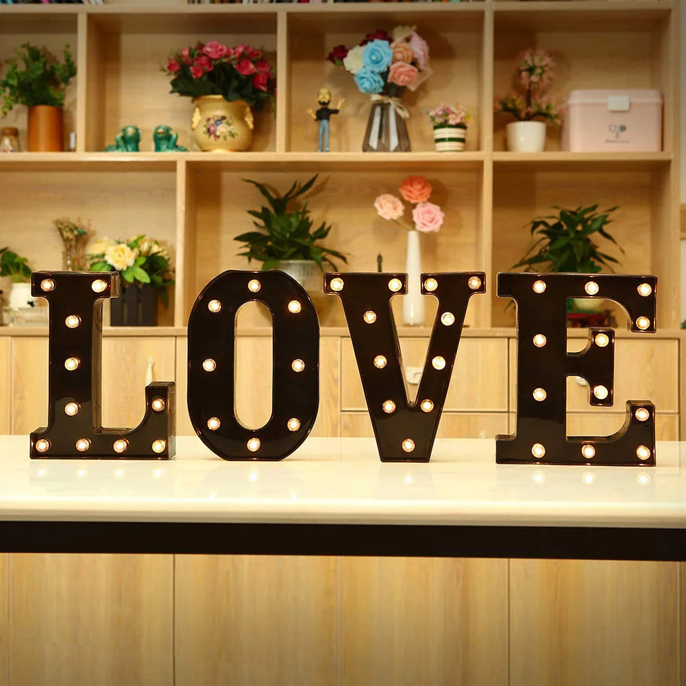 Lettre Lumineuse LED Mariage