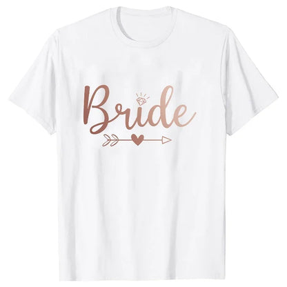 T-shirt EVJF cortège rose gold