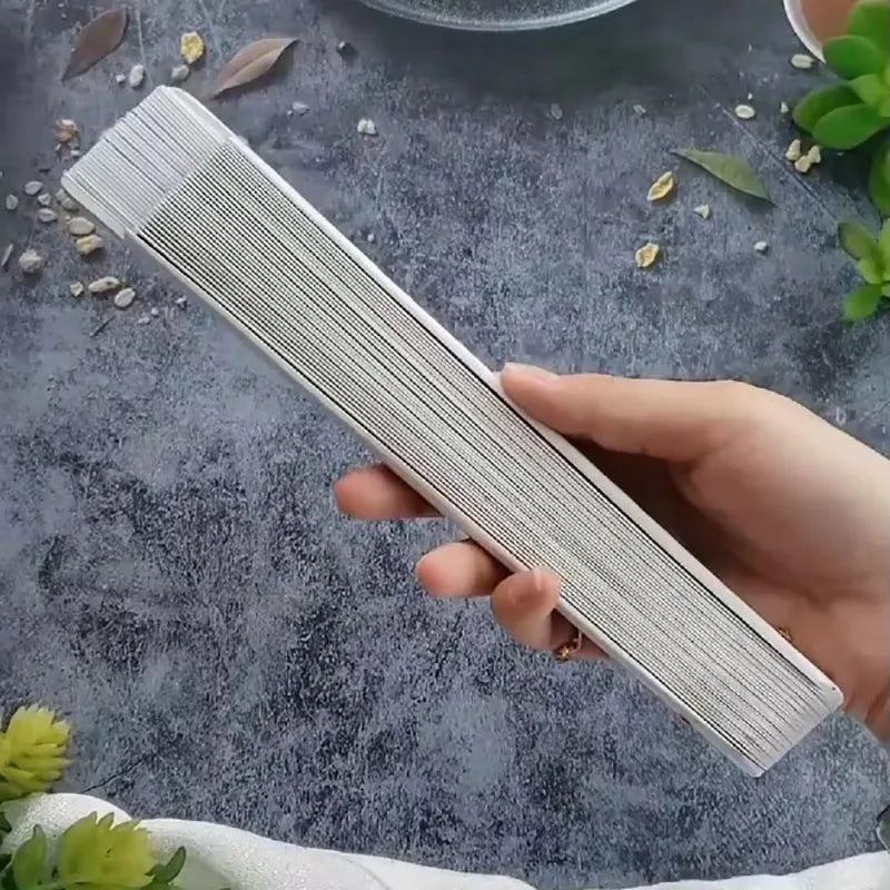 Éventail mariage blanc en bois