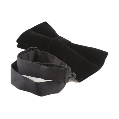 Nœud Papillon Mariage Velours Uni — vue 4