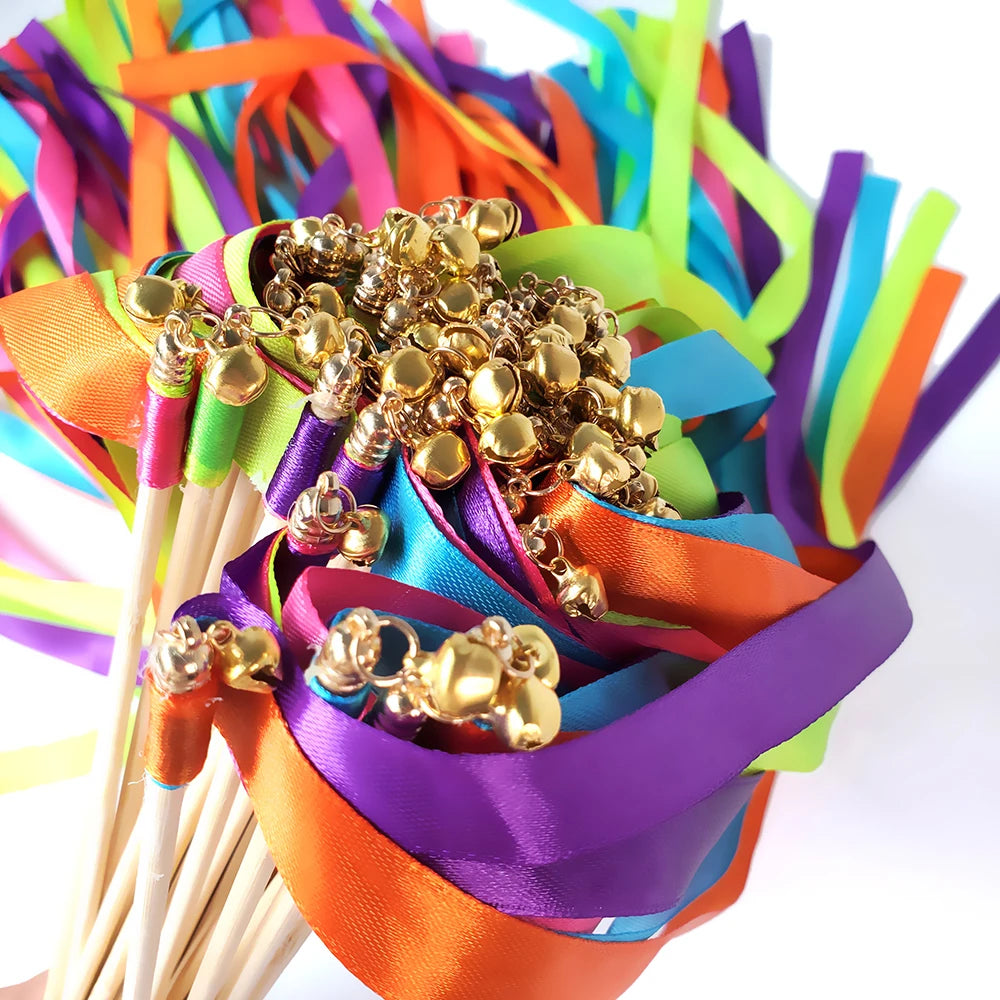 Baguettes ruban mariage multicolores