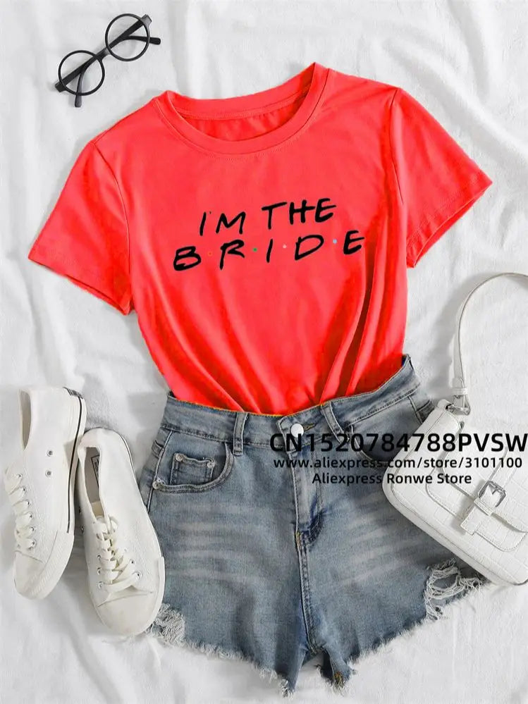T-shirt EVJF mariée I'm The Bride