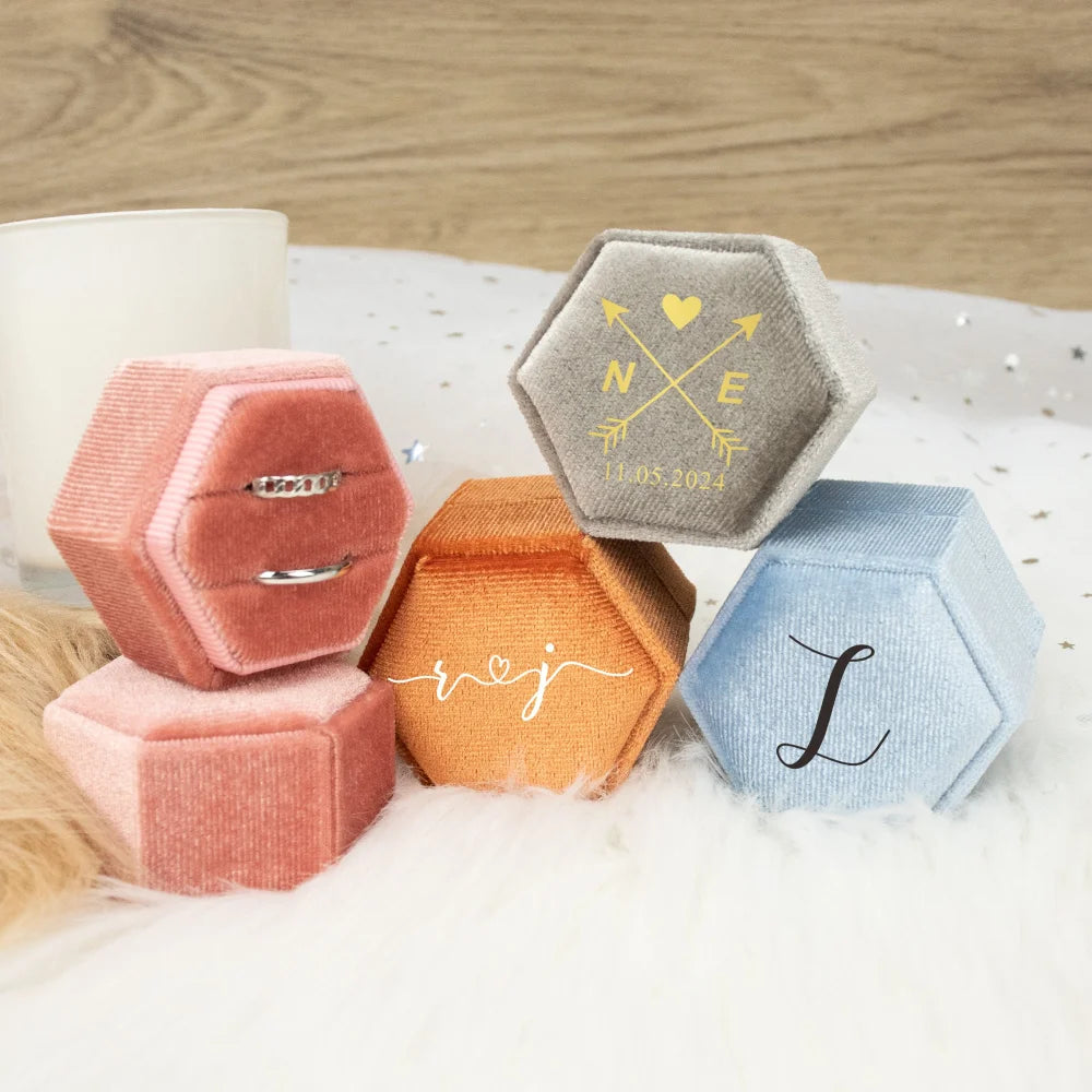 Boîte Alliance Hexagonale Personnalisée Duo