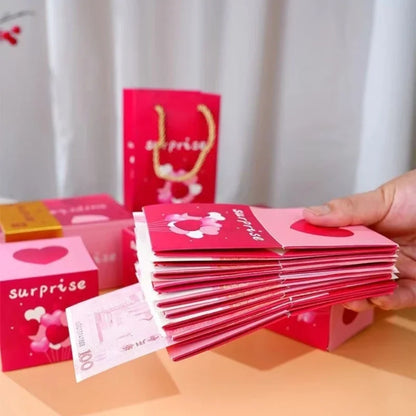 Urne mariage boîte surprise dépliante