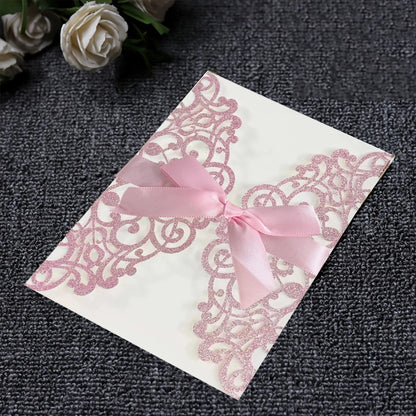Faire-Part Mariage Découpe Laser Élégant — vue 6