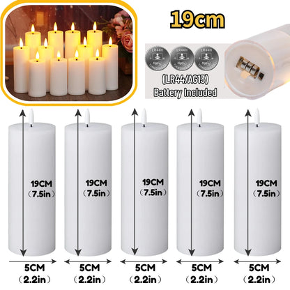 Bougies LED Piliers Mariage