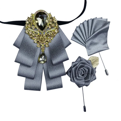 Nœud papillon mariage bijou et pochette — vue 12