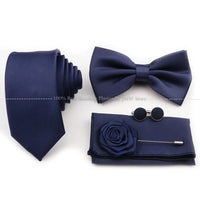 Coffret Nœud Papillon et Cravate Mariage — Coloris N° 75