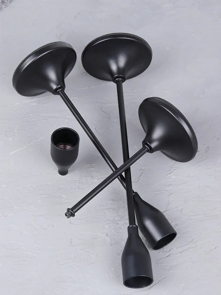 Bougeoir mariage lot de 3 chandeliers hauteurs graduées
