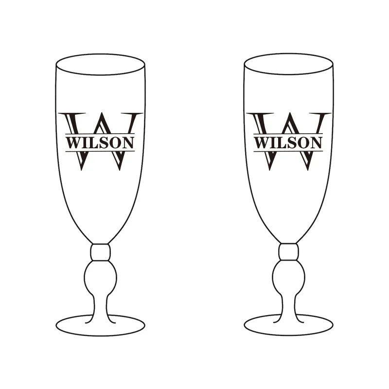 Flûte champagne personnalisée gravée mariage