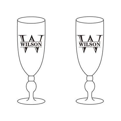 Flûte champagne personnalisée gravée mariage