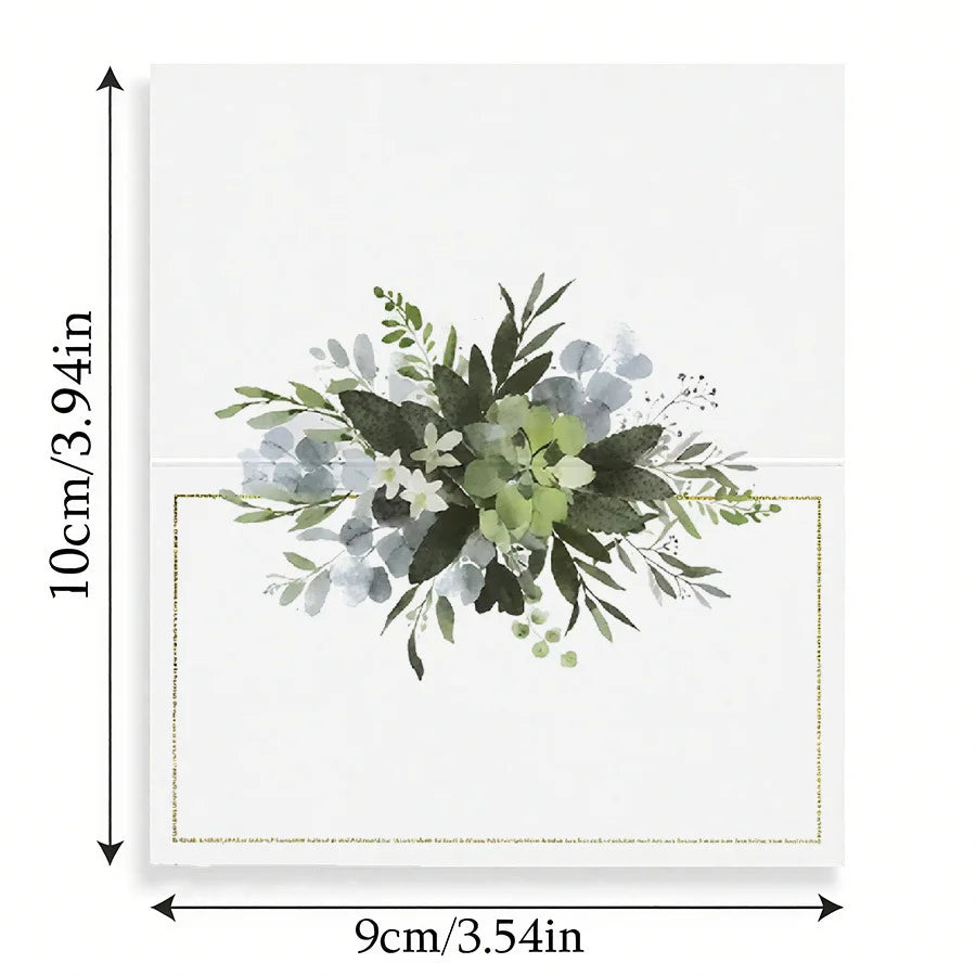 Marque-Places Mariage Feuillage Eucalyptus
