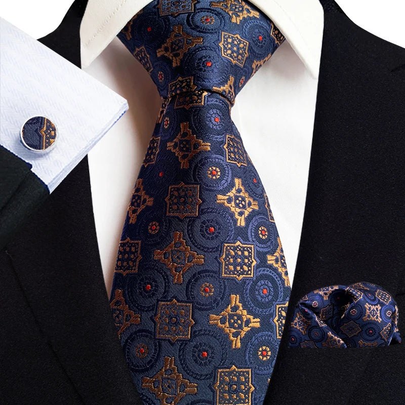 Cravate Mariage Homme et Pochette Assortie