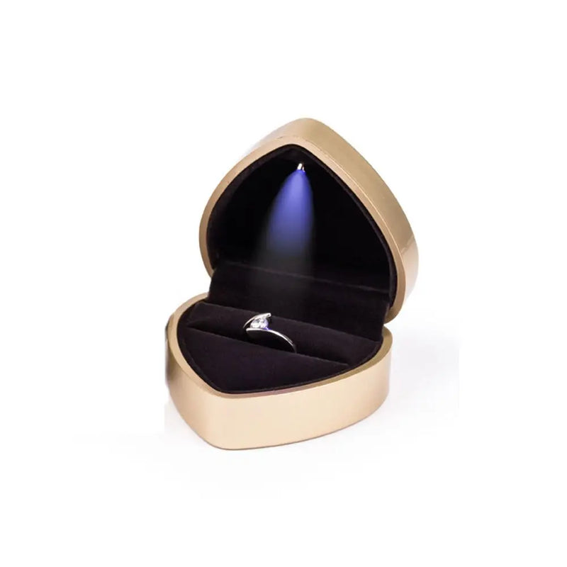 Écrin bague cœur lumineux LED — vue 7