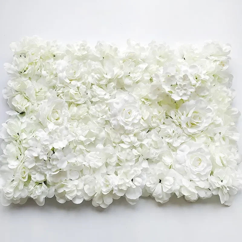 Mur de Roses Artificielles Mariage — vue 9