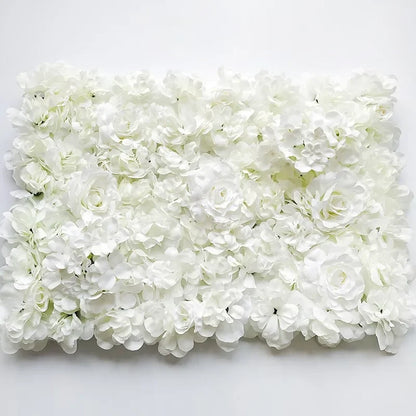 Mur de Roses Artificielles Mariage — vue 9