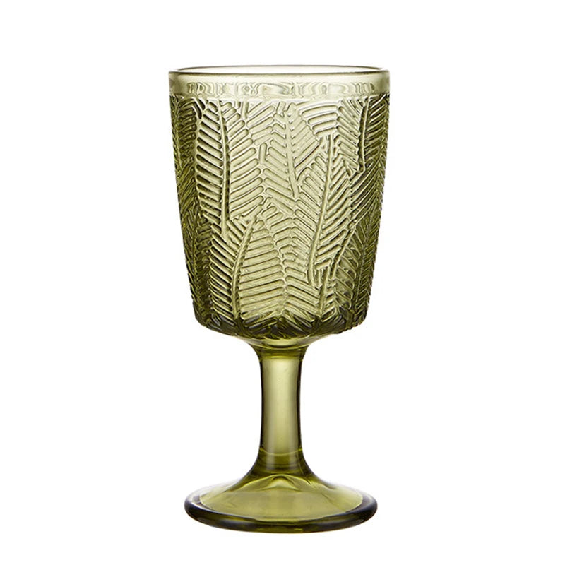 Verre à Vin Mariage Vintage Vert — vue 7