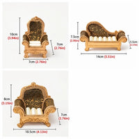 Porte-bagues fauteuil décoratif en résine — vue 6