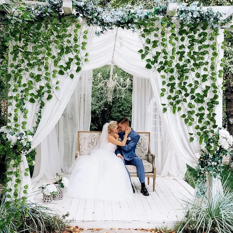 Guirlande lierre artificiel mariage feuillage vert