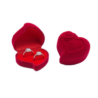 Écrin bague cœur rose en relief — vue 12