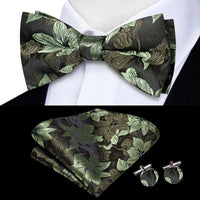 Coffret nœud papillon mariage homme vert — Motif 10