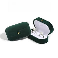 Boîte alliance velours ovale double — vue 11