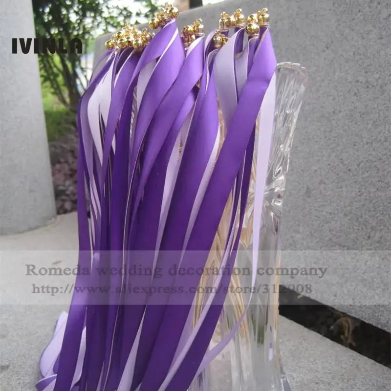 Baguettes ruban mariage satin bicolore