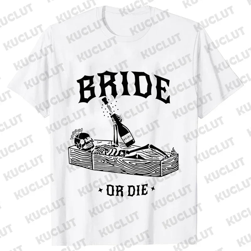 T-shirt EVJF Halloween Bride or Die