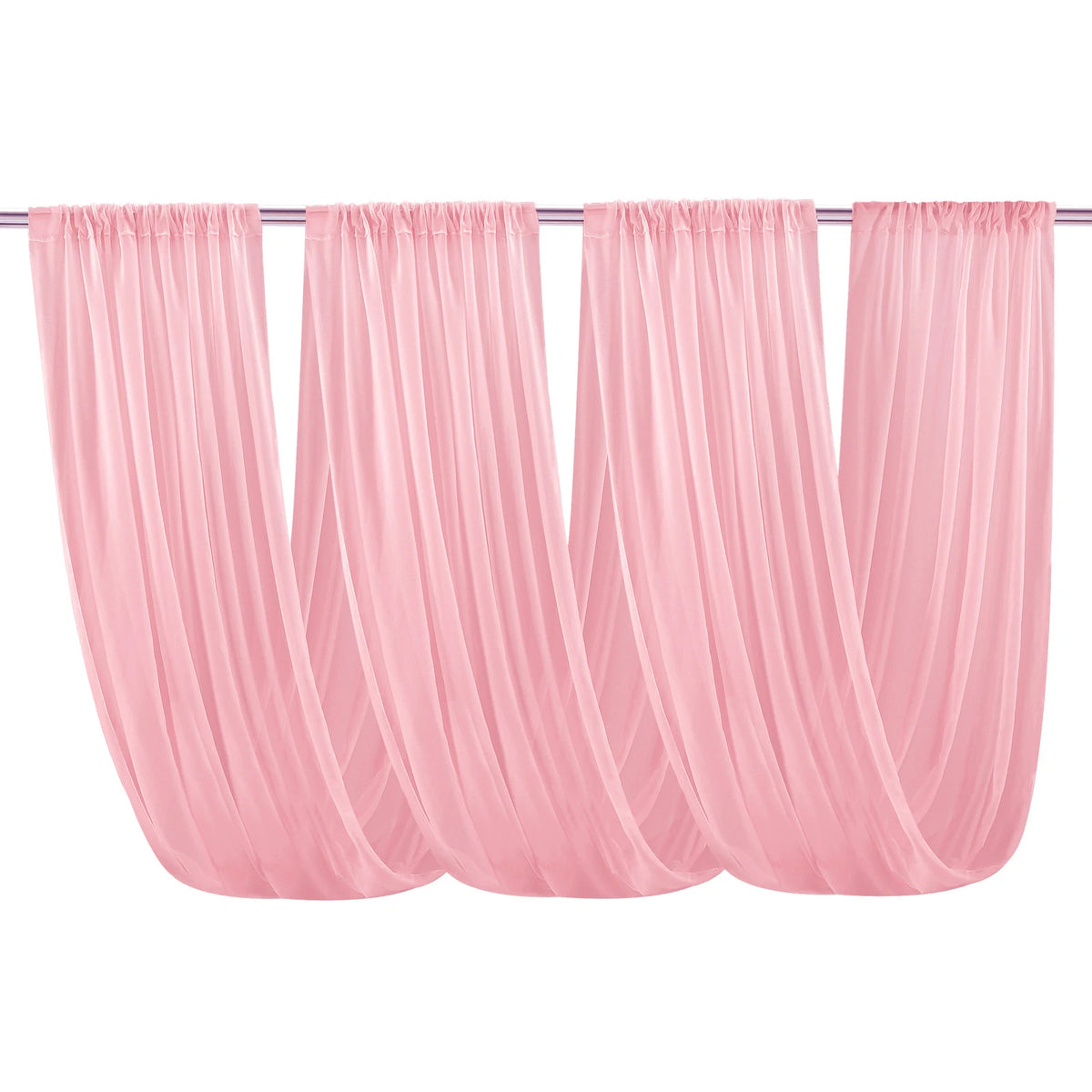 Voilage Arche Mariage Mousseline 12 Coloris