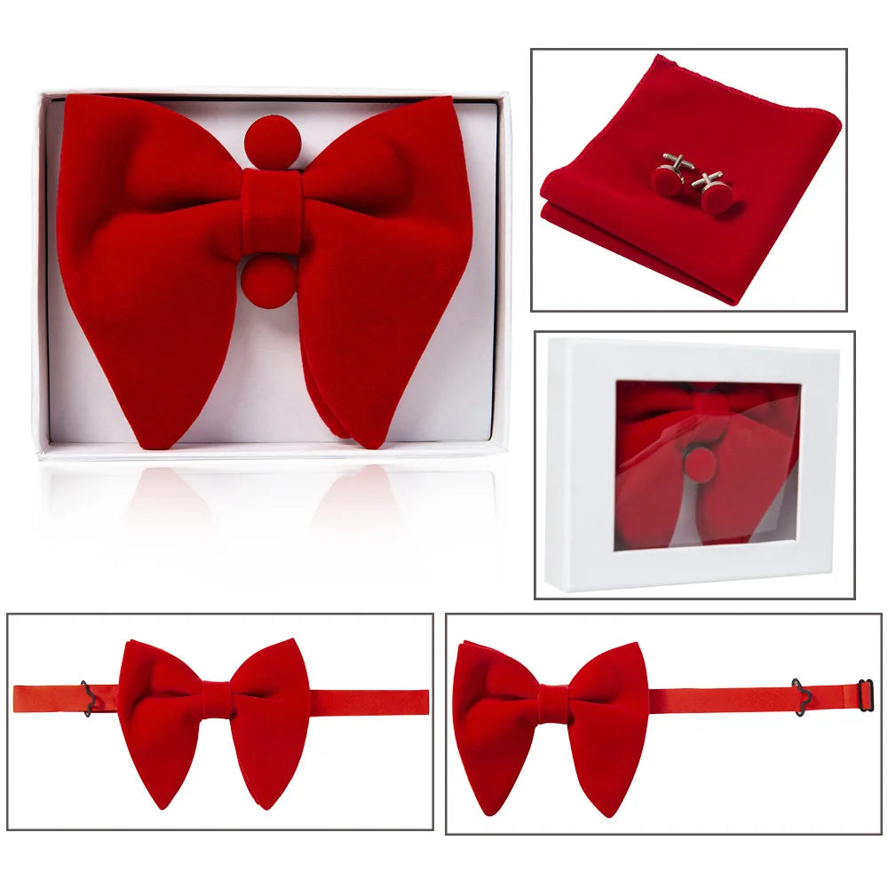 Nœud Papillon Velours Mariage Coffret