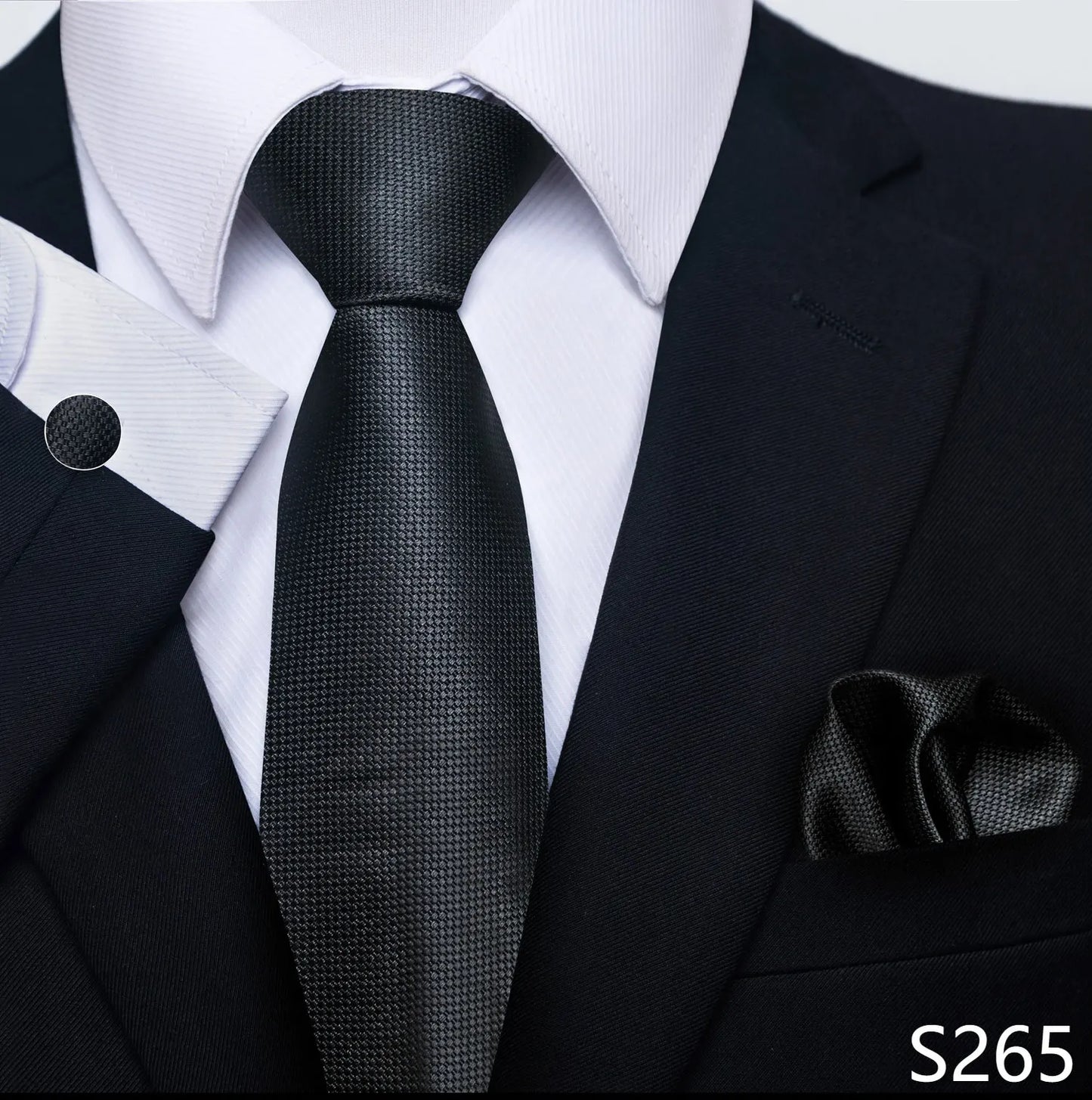 Coffret cravate mariage homme et pochette