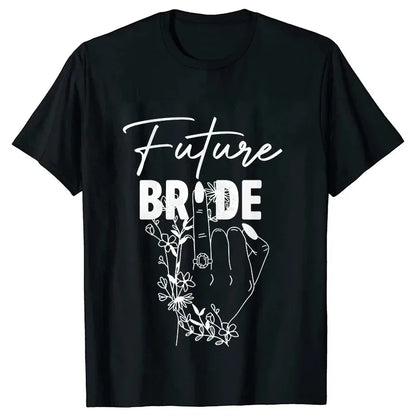T-shirt EVJF Team Bride Doigt Bagué
