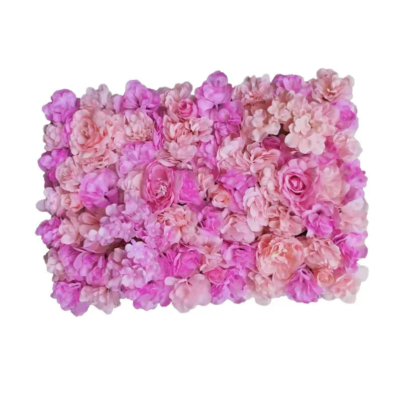 Mur de Roses Artificielles Mariage — vue 3