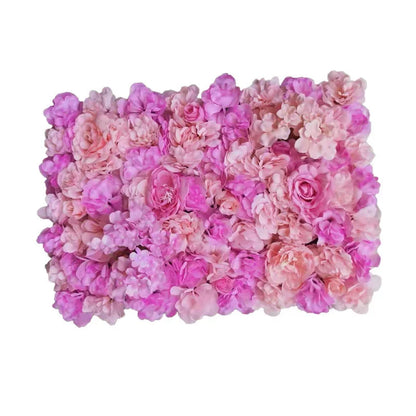 Mur de Roses Artificielles Mariage — vue 3