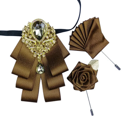Nœud papillon mariage bijou et pochette — vue 13