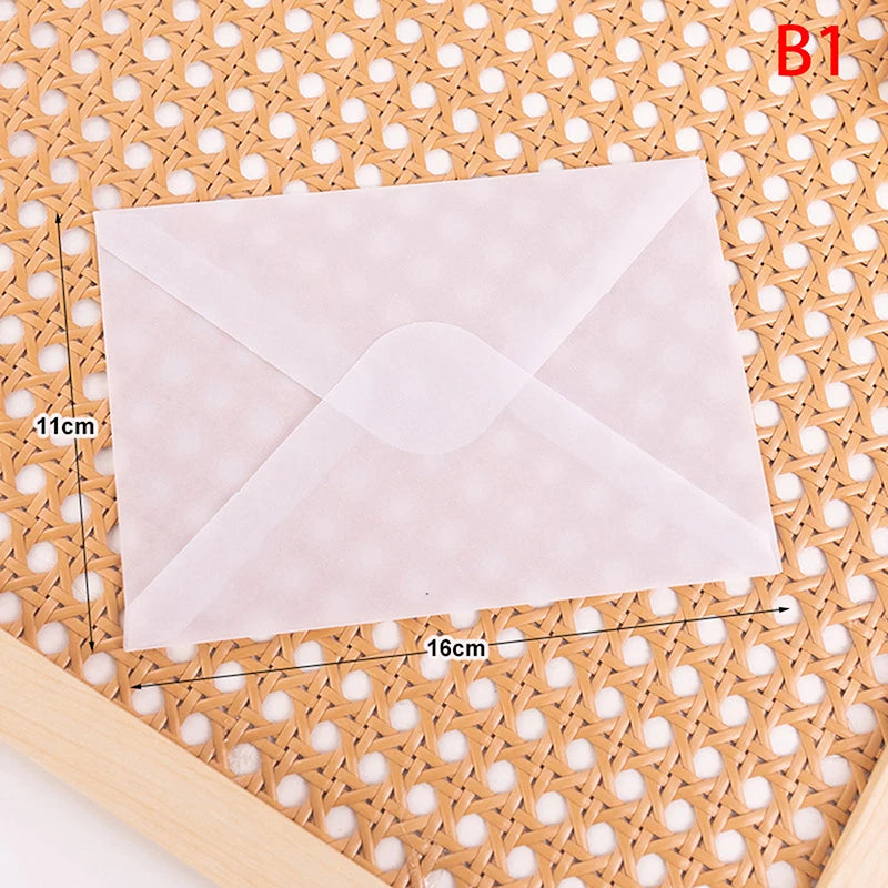 Enveloppes translucides pour faire-part mariage